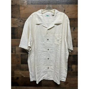 Good Life‎ Men's Short Sleeve Button Up Size XXXL *100% Silk*
